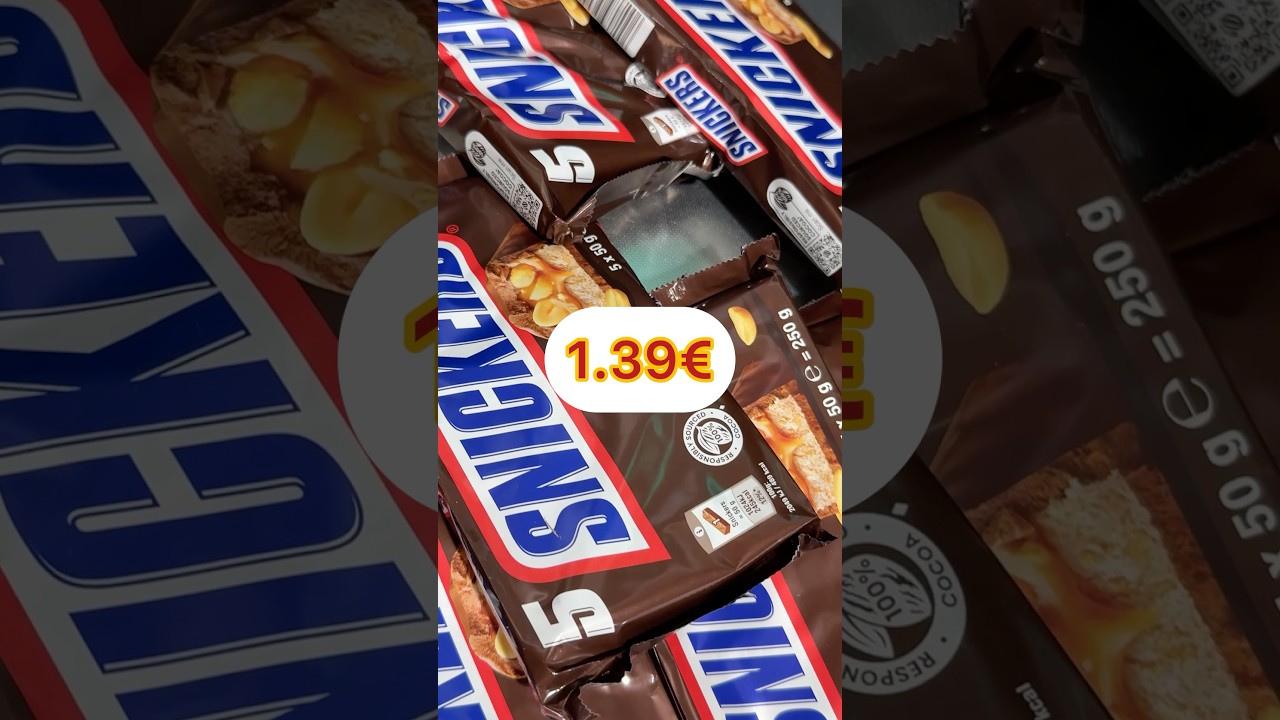 SNICKERS и MARS по СУПЕР-ЦЕНЕ! Всего 1,39€ за упаковку! 🚀