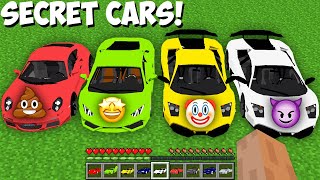 Which NEW SUPER SECRET CAR IS BETTER in Minecraft ! WHO PARKED SECRET CAR !