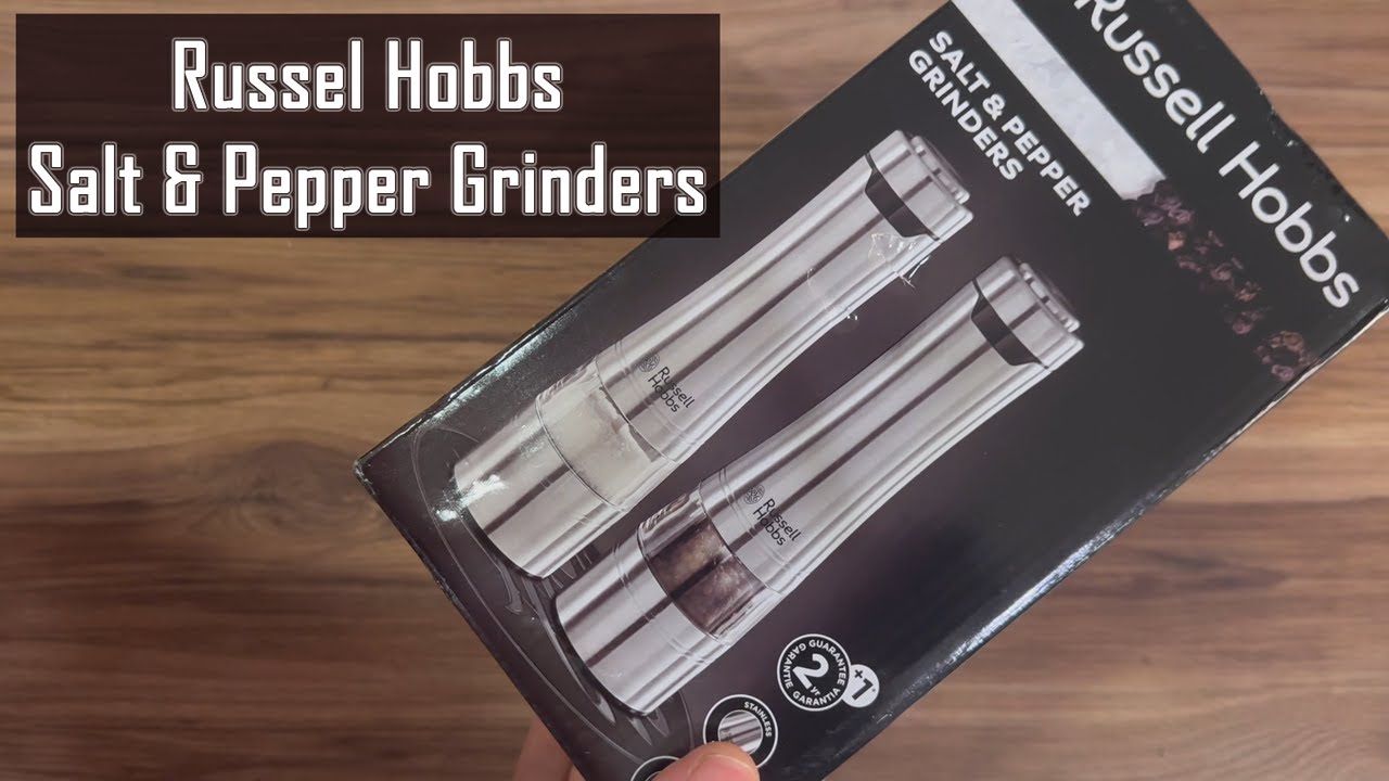 Russell Hobbs Battery Powered Salt and Pepper Grinders ASMR Unboxing 