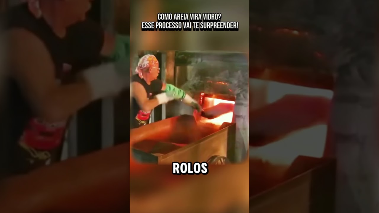vai pra um forno a 1 650 graus Celsius #curiosidades