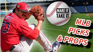 MLB Batter Props ⚾ Hits Parlay ⚾ NRFI OF THE DAY  ⚾ MONEYLINE PLAY