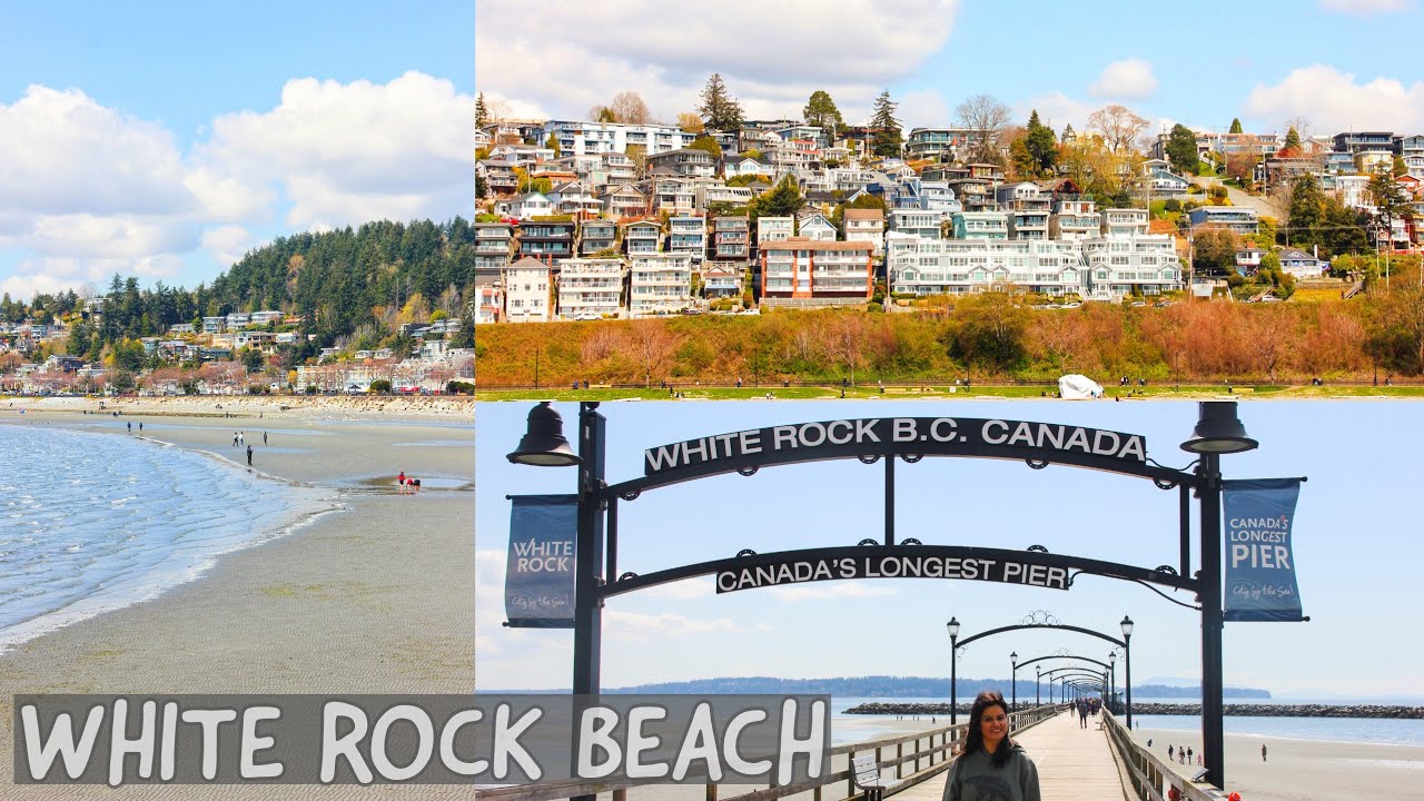 🇨🇦 WHITE ROCK Pier + Longest Pier in Canada|Sunny Day Outing in Surrey | British Columbia Adventure