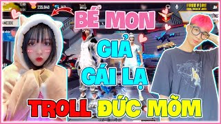 [FREE FIRE] BÉ MON MƯỢN ACC GÁI QĐ CUA ĐỨC MÕM XEM PHẢN ỨNG NHƯ NÀO ???