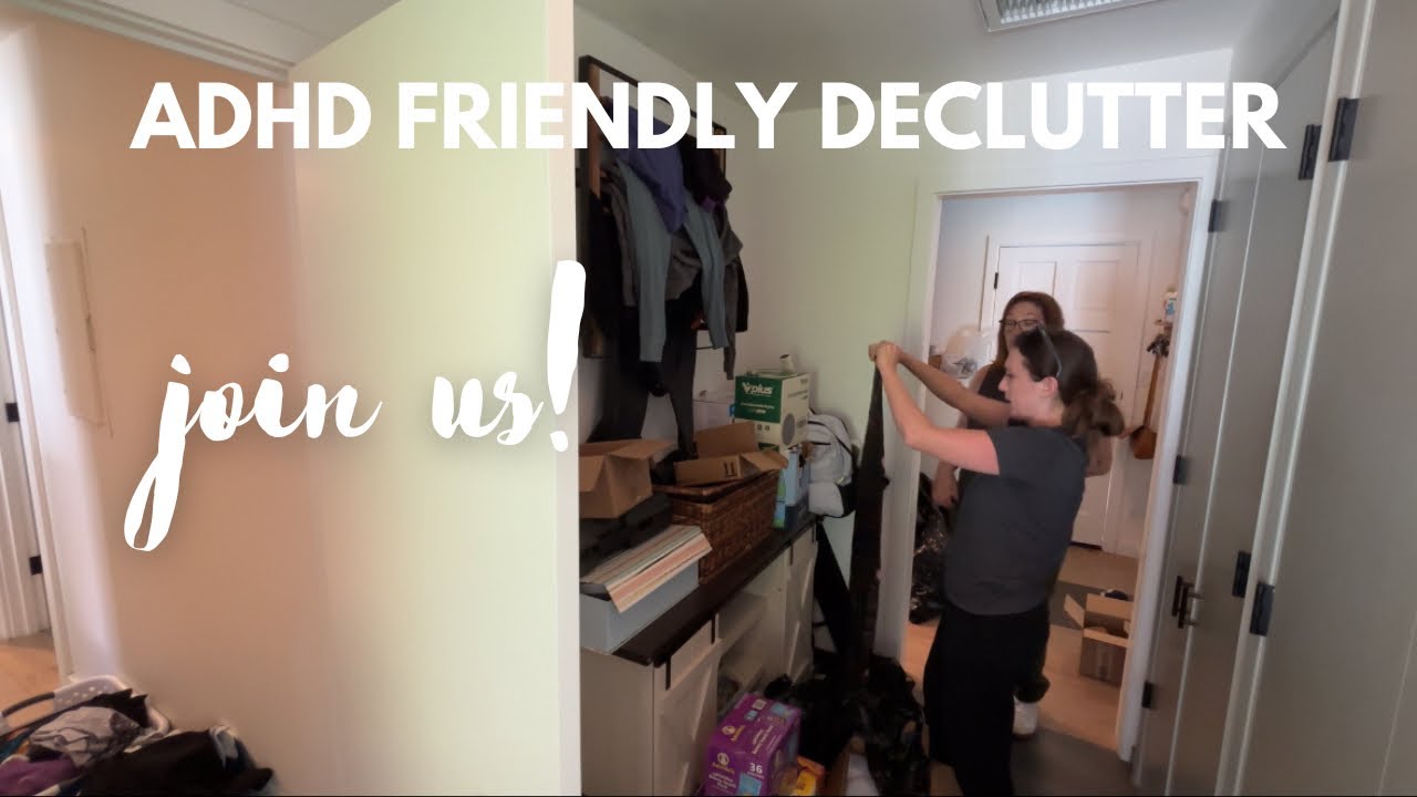 Declutter Without Getting Overwhelmed: Catchall Space Coaching & Body Doubling