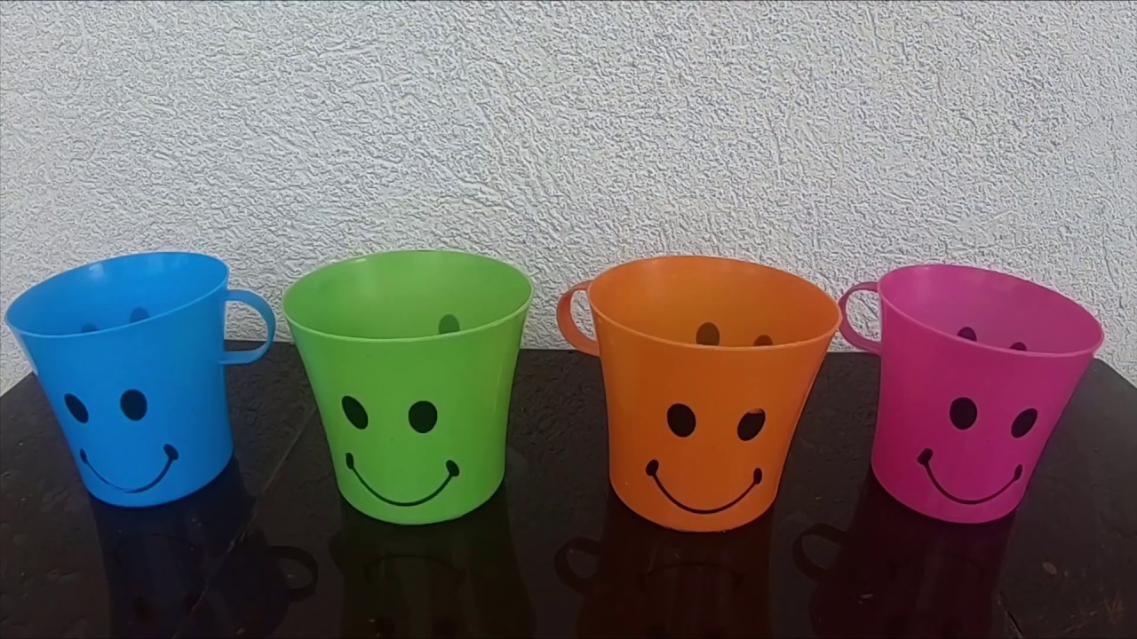 Pretend Play Magic Trick Colorful Cups | Learning Colors and Numbers