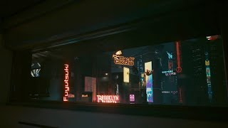 Night City Ambience from V’s window - Cyberpunk 2077