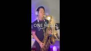 One Hello - Saxophone Cover (Saxserenade)