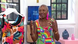 Attitudes by Renee Como Jersey Wide Leg Crop Jumpsuit on QVC