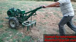 Small Farmers mini tractor. its working