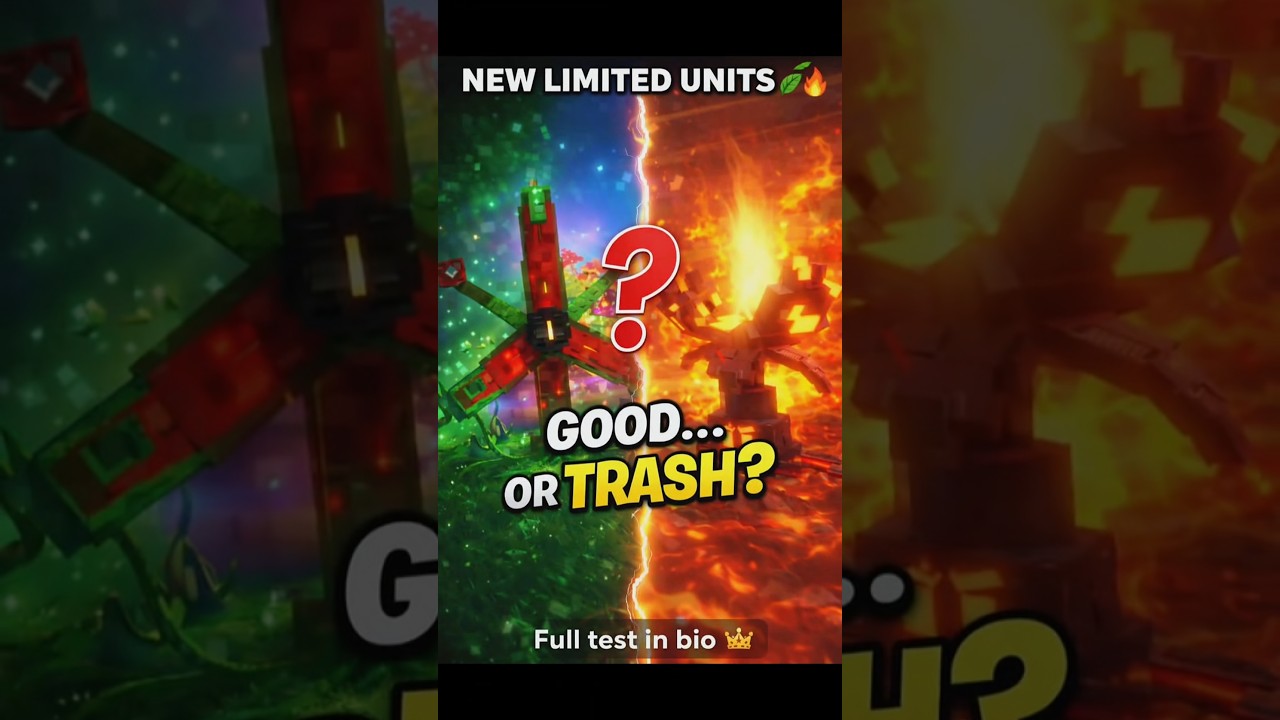 These new Garden TD units surprised me 😳🌿Good… or TRASH? 👀🔥Full Video on Channel 