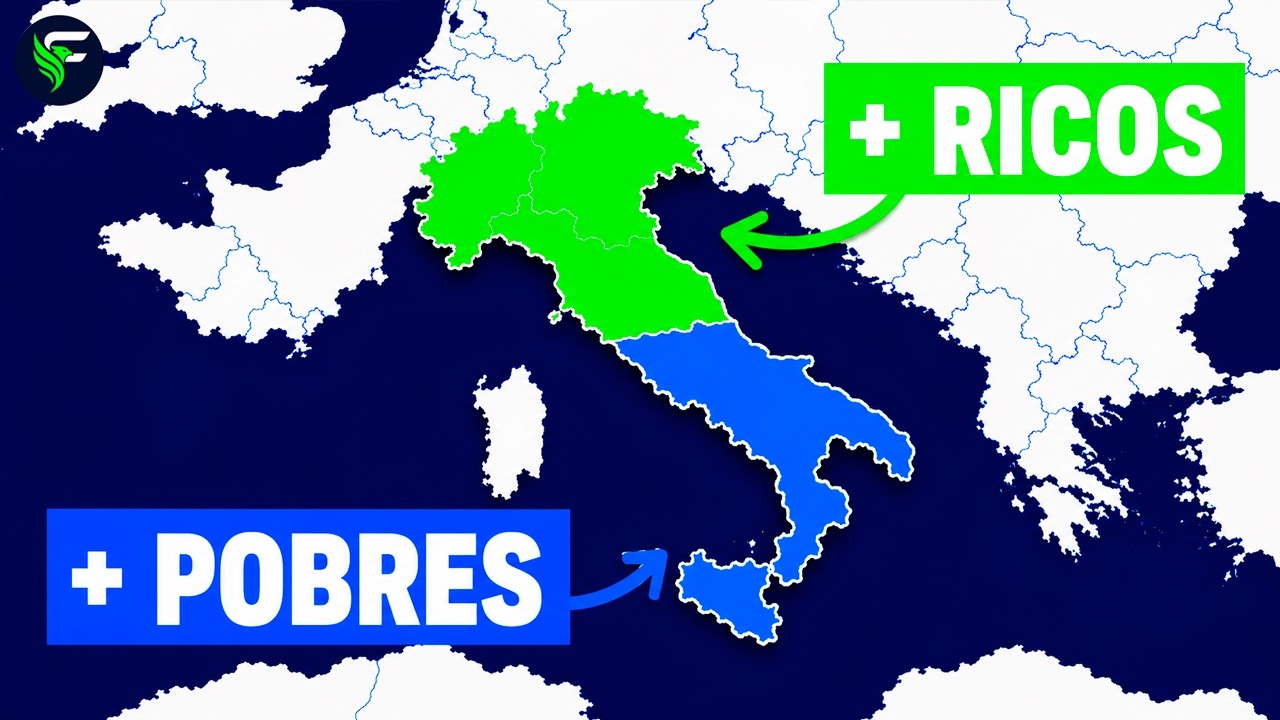 ¿POR QUÉ el Norte de Italia es Más RICO que el SUR? Nadie Puede EXPLICARLO...