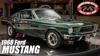 1968 Ford Mustang Fastback Bullitt For Sale Vanguard Motor Sales