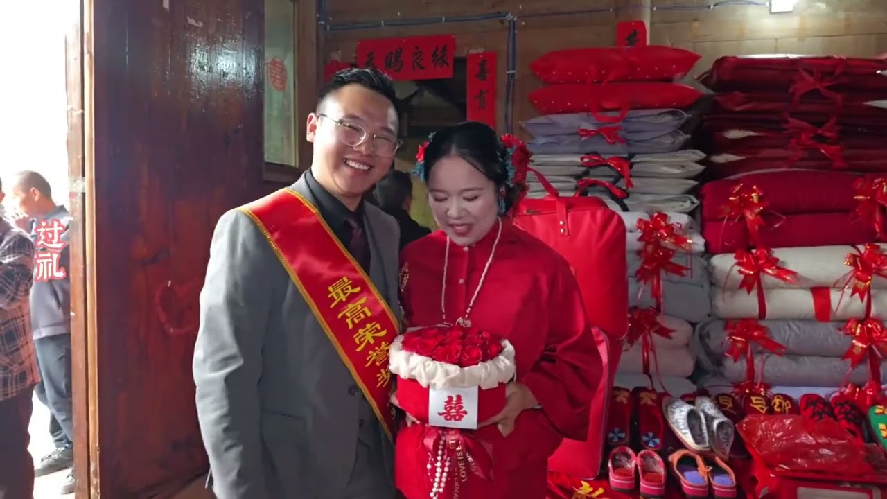 从此风雪有归处，灯火有良人。 #过礼 #结婚 #农村婚礼现场