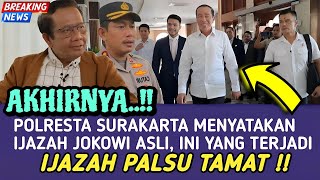 Download Lagu IJAZAH PALSU TAMAT !! POLRESTA SURAKARTA SOLO MENYATAKAN IJAZAH JOKOWI ASLI MP3 Download Lagu IJAZAH PALSU TAMAT !! POLRESTA SURAKARTA SOLO MENYATAKAN IJAZAH JOKOWI ASLI MP3