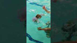 Take A Look At 16 Month Old Nina Swimming By Herself
