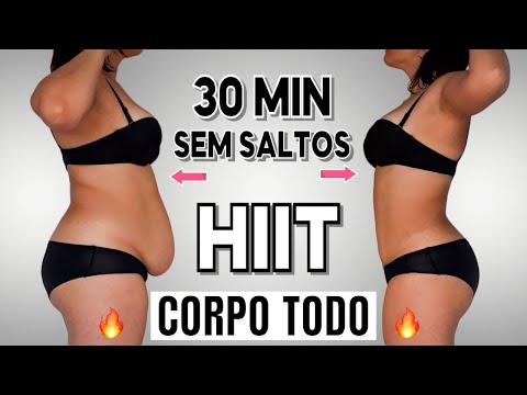 30 Min Para Perder Gordura do Corpo Todo 🔥 Treino Cardio Hiit Para Iniciantes