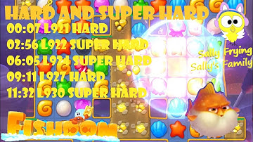Fishdom hard and super hard level - 921 + 922 + 924 + 927 + 930