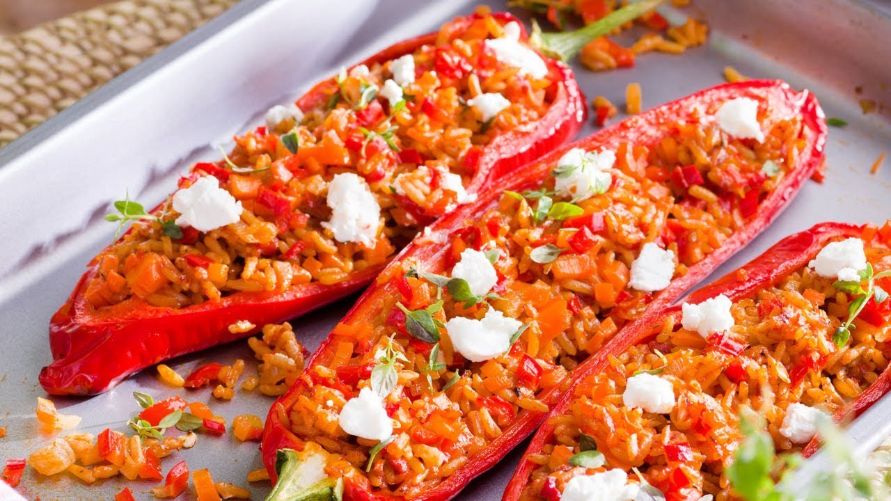 gevulde puntpaprika gevulde puntpaprika
