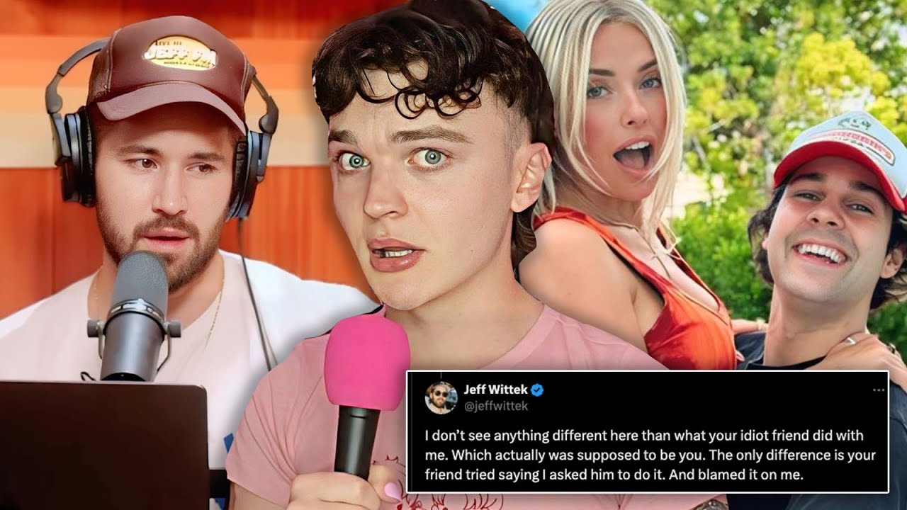 jeff wittek CALLS OUT corinna kopf for hypocrisy YouTube