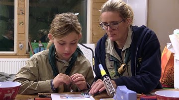 sfeerimpressie Scouting Graaf Folke Bernadotte Groep II Eindhoven Jota Joti 2018