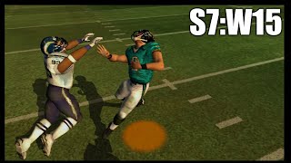 MADDEN 2007 FRANCHISE MODE GAMEPLAY - SEASON 2 WEEK 15 JAGS VS CHARGERS