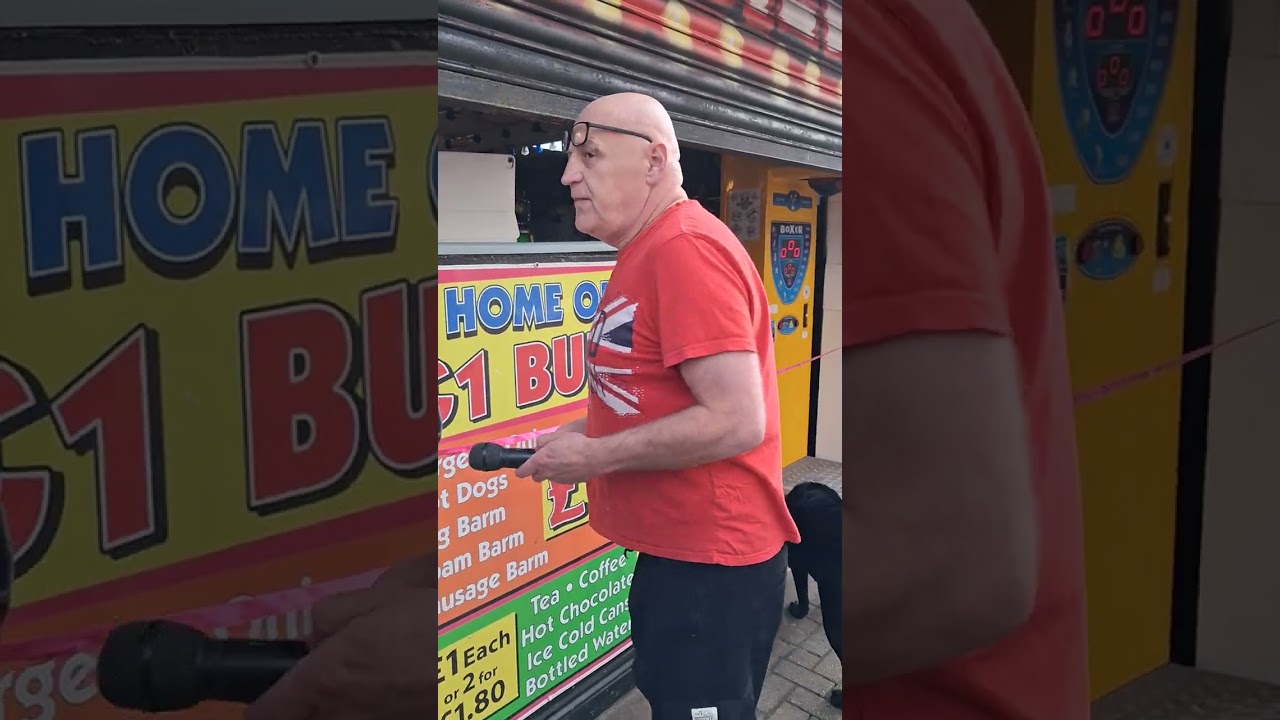 One pound burger man of blackpool reopening his burger bar the new season 7.3.26