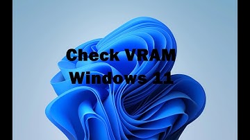 How to Check Video RAM or VRAM in Windows 11