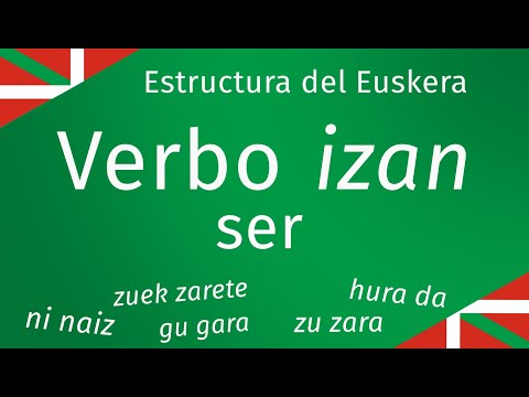 Verbo izan (ser) - Estructura del Euskera 7