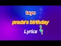 Tayc - prada's birthday ( lyrics + prod')