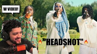 LIL TJAY, POLO G &amp; FIVIO DROPPED THE VIDEO! &quot;HEADSHOT&quot; REACTION!