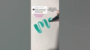 writing names in calligraphy pt. 739! #maryam #shorts