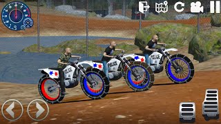 Police Motor Dirt Bikes Impossible Stunts - Offroad Outlaws Best Game For Android Ios Gameplay