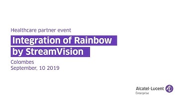 StreamVision integrates Alcatel-Lucent Rainbow for teleconsultation in their connected medical chair