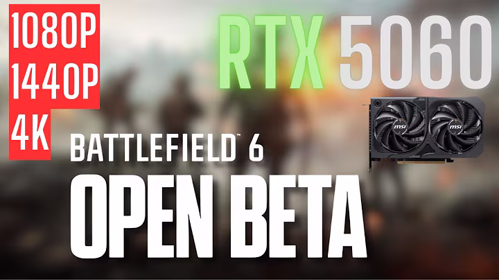 RTX 5060 | Battlefield 6 Open Beta | 1080p, 1440p, 4K