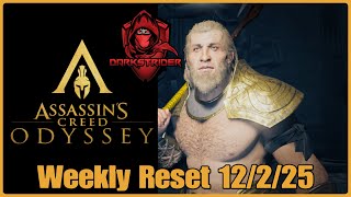 Ins Creed Odyssey- Weekly Reset 12225