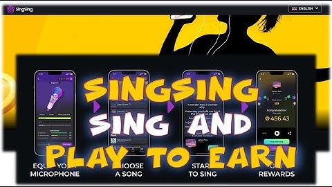 SINGSING - A Sing to Earn game, Web3 Social App with Rewards!