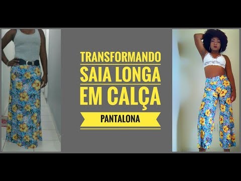 Vídeo: Como Costurar Calças Palazzo Com Uma Saia Longa