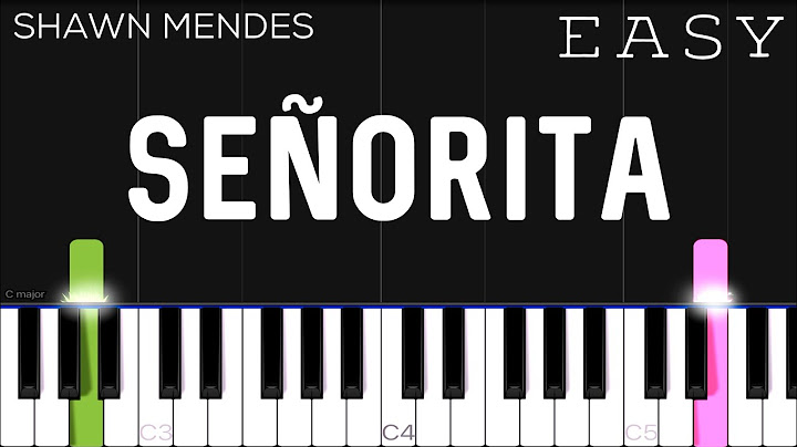 Señorita Piano version - Piano performance video thumbnail