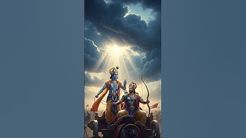 “Lord Krishna Guides Arjuna in Kurukshetra | Divine AI Short | Bhagavad Gita Wisdom 🙏” #shorts #ai
