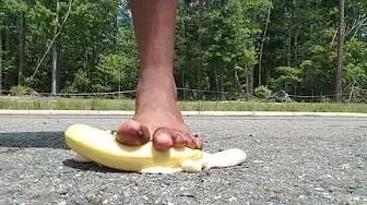 Candid Banana Crushing