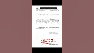 APSC CCE-2023 Prelims Answer key claim format  #apsc #shorts #viral