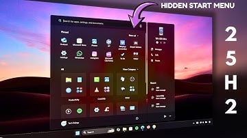 Enable the NEW Hidden Start Menu in Windows 11 (25H2 Update!)