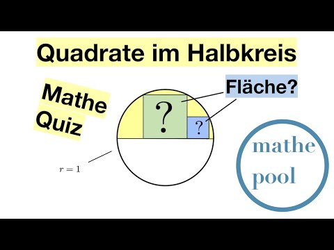 Video: Hat ein Quadrat Halbkreissymmetrie?