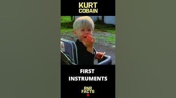Baby Kurt Cobain first contact with instruments (from Montage of Heck documentary)
