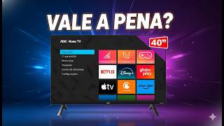 SMART TV AOC 40” FULL HD ROKU — VALE A PENA EM 2025?