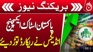 Pakistan Stock Exchange index hits 95,000 - Breaking - Aaj News