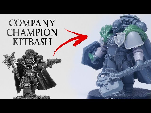 Kitbashing a Space Marine Company Champion - YouTube