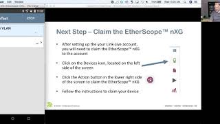 EtherScope nXG Training - Upload to Link-Live (Module 4)