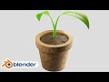 How to Create a Potted Plant in Blender (Tutorial)