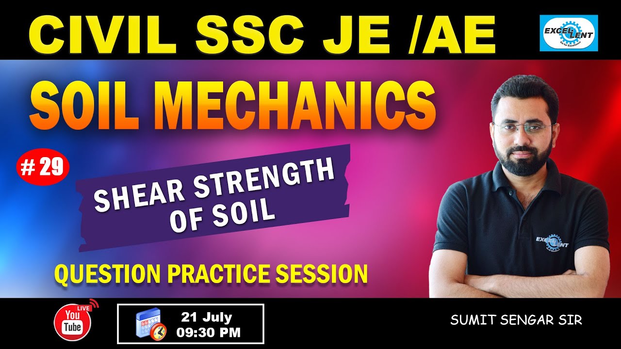 # 29 II Shear Strength of Soil II Soil Mechanics II QUESTION PRACTICE ...